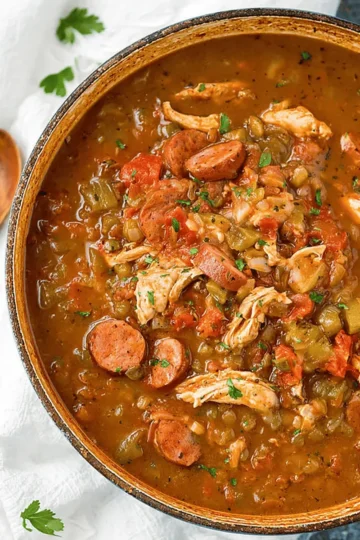 Chicken Andouille Sausage Gumbo