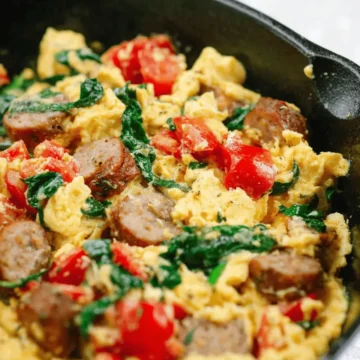 Breakfast Scramble with Italian Sausage