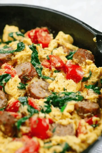 Breakfast Scramble with Italian Sausage