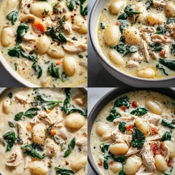 Crockpot Chicken Gnocchi Soup