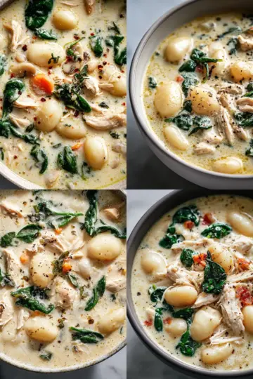 Crockpot Chicken Gnocchi Soup