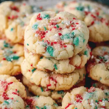 Christmas Gooey Butter Cookies
