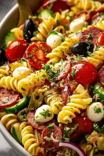 Quick Italian Pasta Salad (with 1 Secret Ingredient)