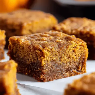 Chewy Pumpkin Bars