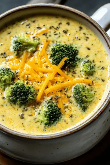 Crockpot Broccoli Cheese Soup