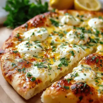 Zesty Lemon Mozzarella Pizza