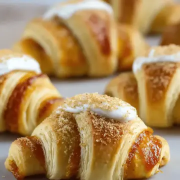 Mini Pumpkin Pie Crescent Rolls