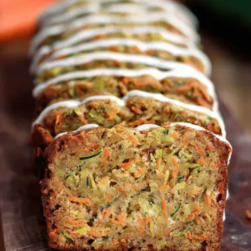 Carrot Apple Zucchini Bread