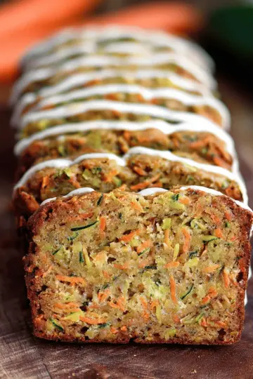 Carrot Apple Zucchini Bread