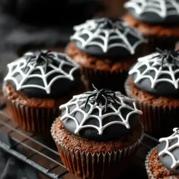 Spider Web Cupcakes