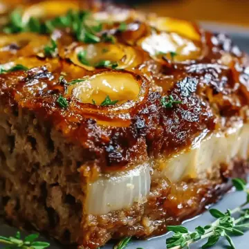 French Onion Meatloaf