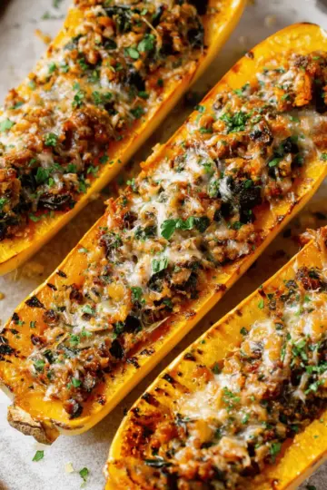 Stuffed Delicata Squash (Vegetarian)