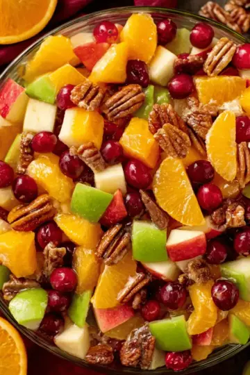 Fall Fruit Salad For Thanksgiving And Christmas