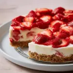 No Bake Sugar Free Strawberry Cheesecake