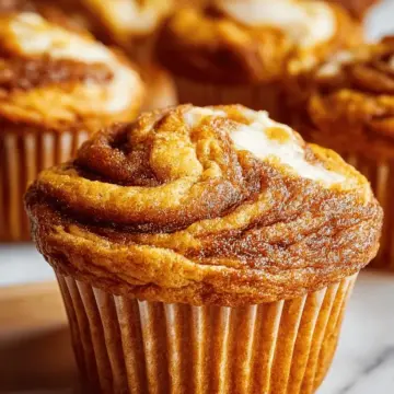 Pumpkin Swirl Muffins