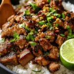 Ginger Lime Pork with Coconut Rice