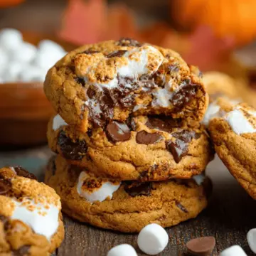 Pumpkin S’mores Cookies