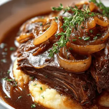 Savory French Onion Pot Roast Recipe for Comfort Food Lovers