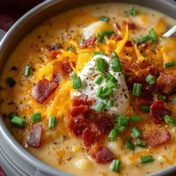 Comforting Loaded Baked Potato Soup