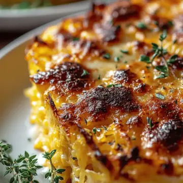 Spaghetti Squash Au Gratin