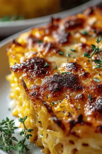 Spaghetti Squash Au Gratin
