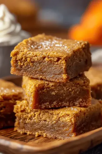 Chewy Pumpkin Bars