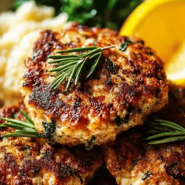 Rosemary Lemon Chicken Patties: An Incredible Ultimate Recipe