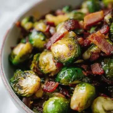 30-Minute Stovetop Maple Bacon Brussels Sprouts