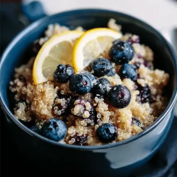 Blueberry Lemon Breakfast Quinoa