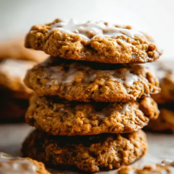 Brown Butter Pumpkin Oatmeal Cookies