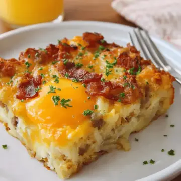 Best Breakfast Casserole (Hash Browns & Eggs)