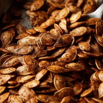Cinnamon Sugar Roasted Pumpkin Seeds