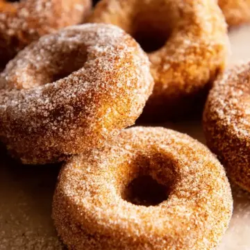 Baked Cinnamon Sugar Donuts