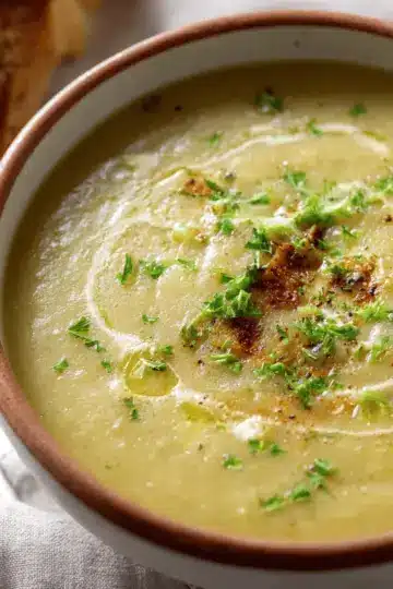 Slow Cooker Potato Leek Soup