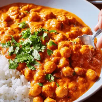 Indian Butter Chickpeas