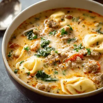 Sausage Tortellini Soup