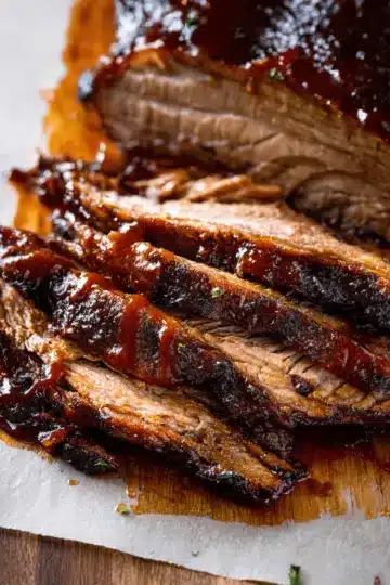 Slow Cooker Beef Brisket with BBQ Sauce