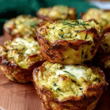 Crispy Potato Zucchini Cups