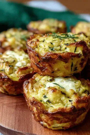 Crispy Potato Zucchini Cups