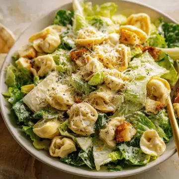 Cheese Tortellini Caesar Salad