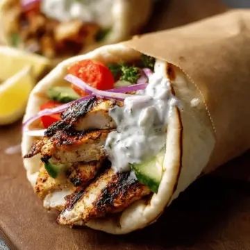 Greek Chicken Gyros recipe