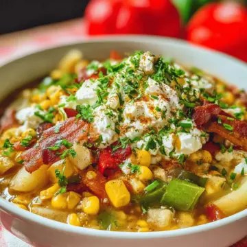 Easy Slow Cooker Mexican Street Corn Soup