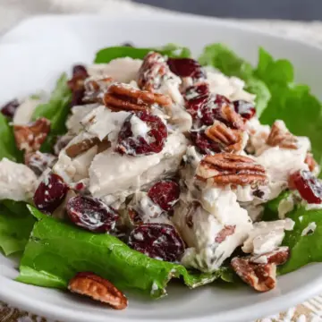 Cranberry Pecan Chicken Salad
