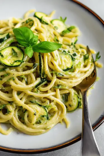 Easy Creamy Zucchini Pasta Sauce