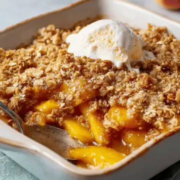 Mom's Peach Crisp