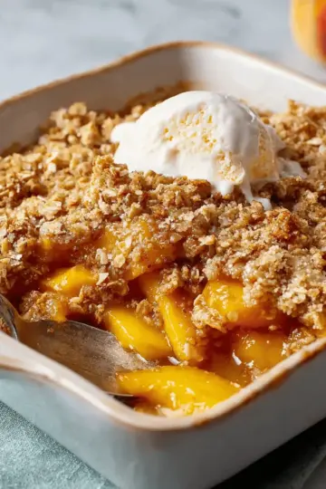 Mom's Peach Crisp
