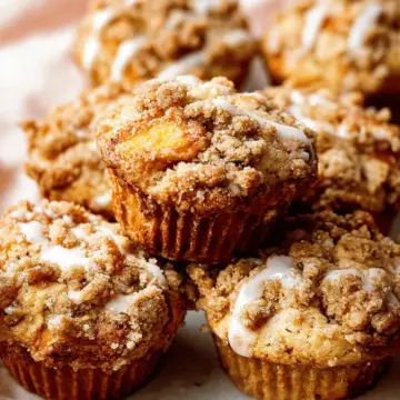 Peach Streusel Muffins