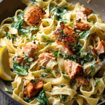 The Best Creamy Salmon Pasta
