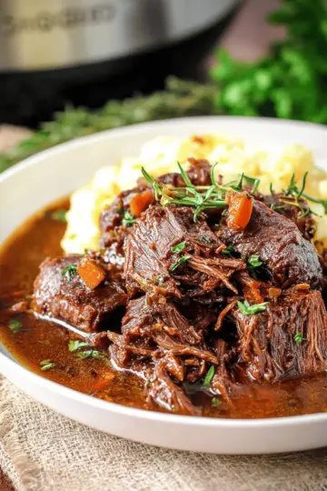 Slow Cooker Beef Manhattan