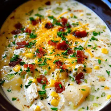 Crock Pot Chicken Corn Chowder